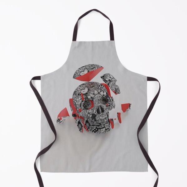 Item preview, Cracked Doodled Skull Second designed and sold by fakeface.