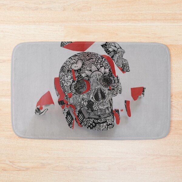 Item preview, Cracked Doodled Skull Second designed and sold by fakeface.