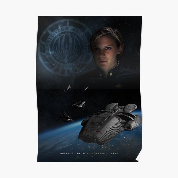 Galactica - Outside the box Poster