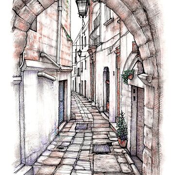 Artwork thumbnail, Ostuni BR, Puglia, Italy by Matteo Nigro
