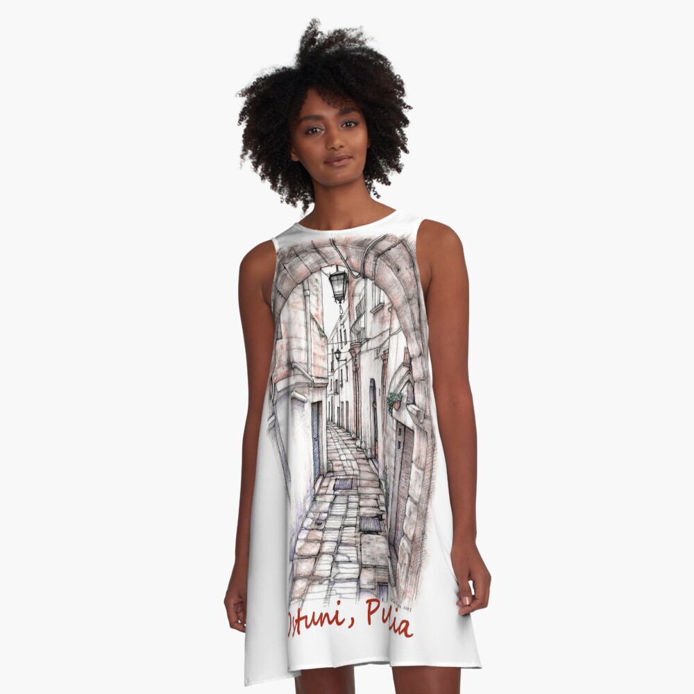 Item preview, A-Line Dress designed and sold by matteo-sketcher.