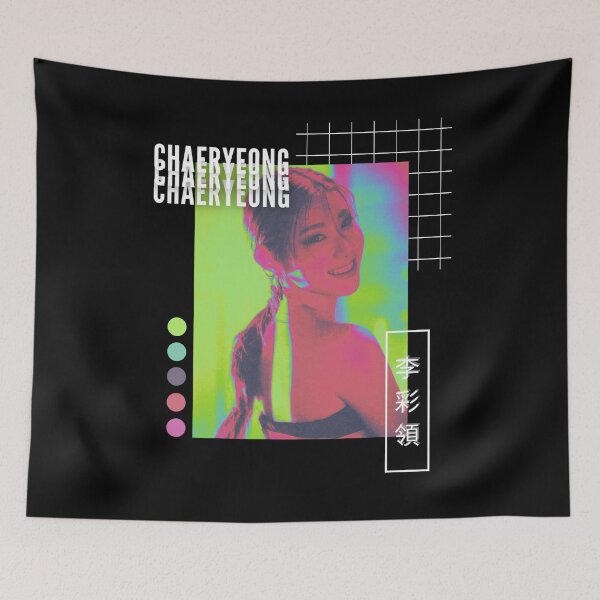 Item preview, ITZY Chaeryeong GUESS WHO? Vaporwave Collage designed and sold by sakurapalette.