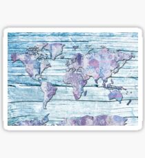 world map Sticker