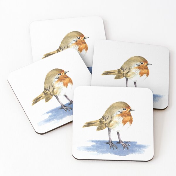 Item preview, Grumpy Bird Watercolor Art designed and sold by Samantha Roberts.