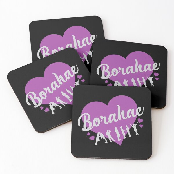 Item preview, Borahae I Purple You, ARMY Sihouette, Purple Hearts ARMY Gifts for K-Pop Lovers designed and sold by trendistic.