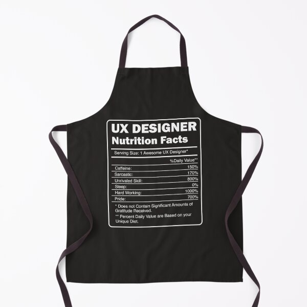 Item preview, Ux Designer Nutritional Facts Art designed and sold by MrEddie10.