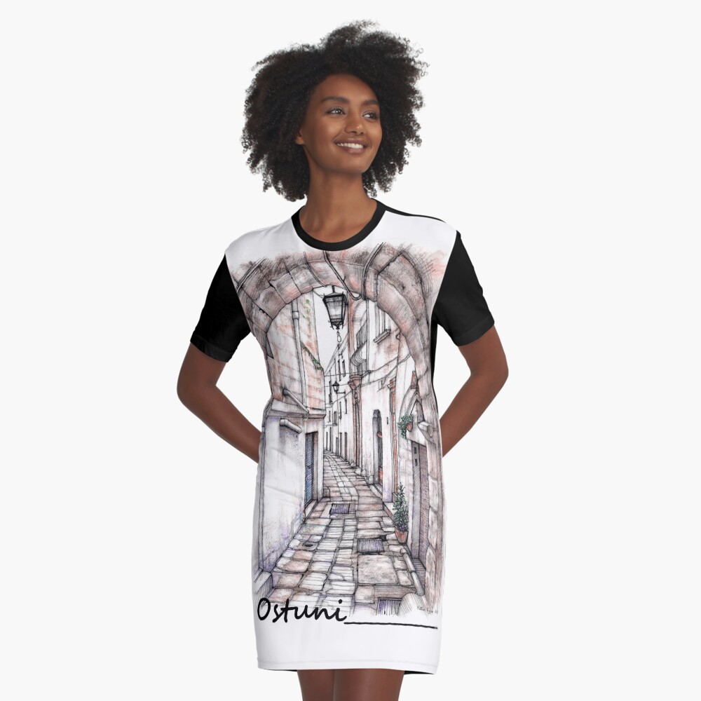 Item preview, Graphic T-Shirt Dress designed and sold by matteo-sketcher.