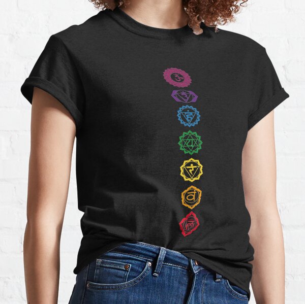 7 Balanced Chakras Classic T-Shirt