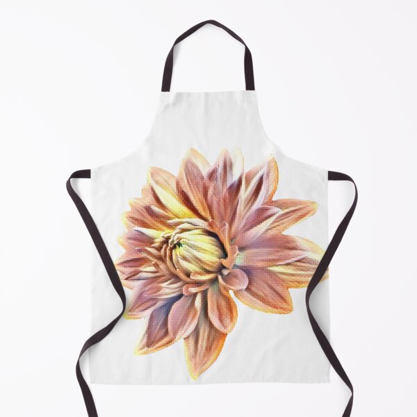 Aperçu de l'œuvre Dahlia Mixed Art Blanc créée et vendue par trendingatees.