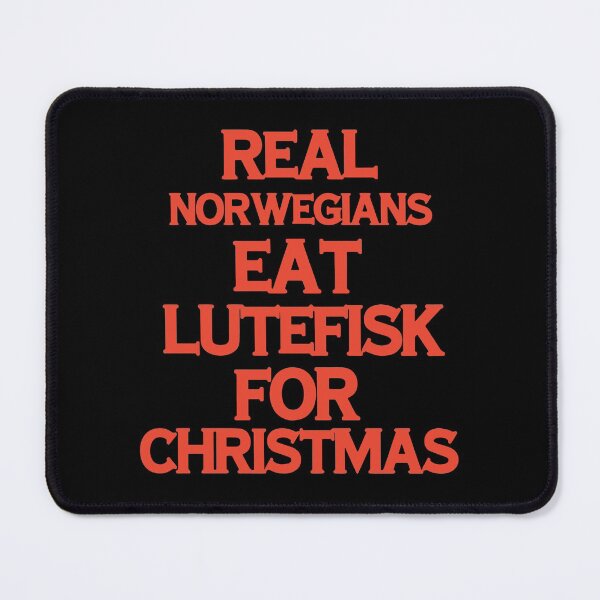 Item preview, real norwegians eat lutefisk for christmas designed and sold by Super-Thomas.