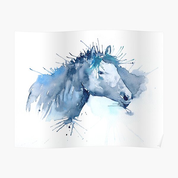 Abstract Running Horse  Salvador Juarez  Drawings  Illustration  Animals Birds  Fish Horses  ArtPal