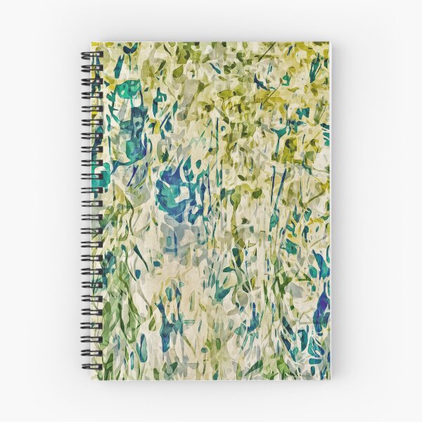 Item preview, Jardín de agua - Patrón abstracto verde claro y verde azulado designed and sold by TheSplitWindow.