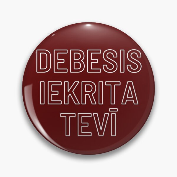 Item preview, Latviski Debesis iekrita Tevī - Latvian designed and sold by LukjanovArt.