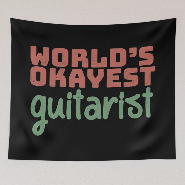 Item preview, World's Okayest Guitarist designed and sold by Creatively Torn.