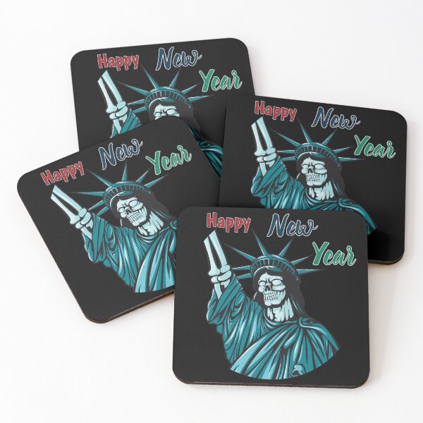 Item preview, Happy New Year with Statue of Liberty designed and sold by Designer-amjed.