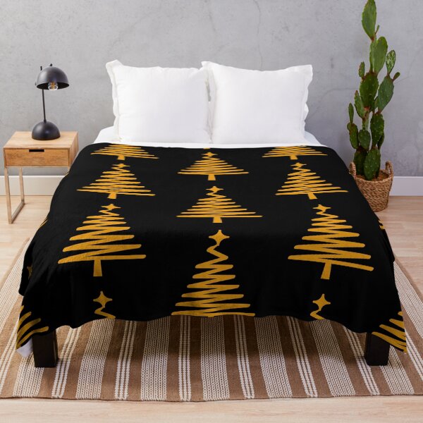 Item preview, Line Art Christmas Tree Gold designed and sold by CreativeBel.
