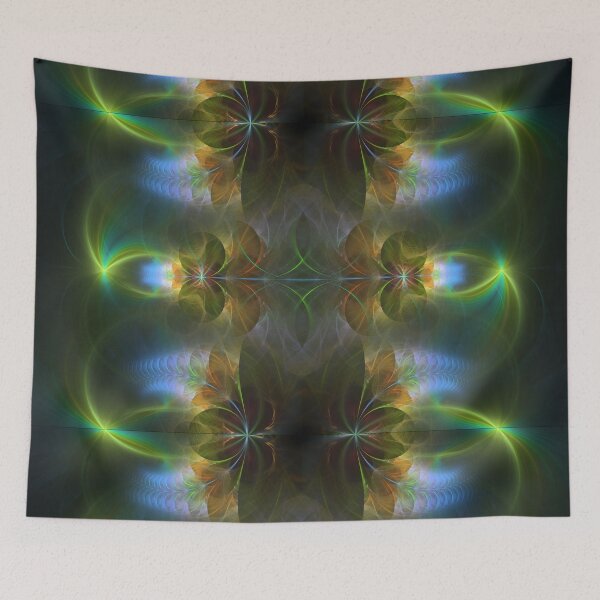 Item preview, peacock coloured fractal picture designed and sold by daveoily.