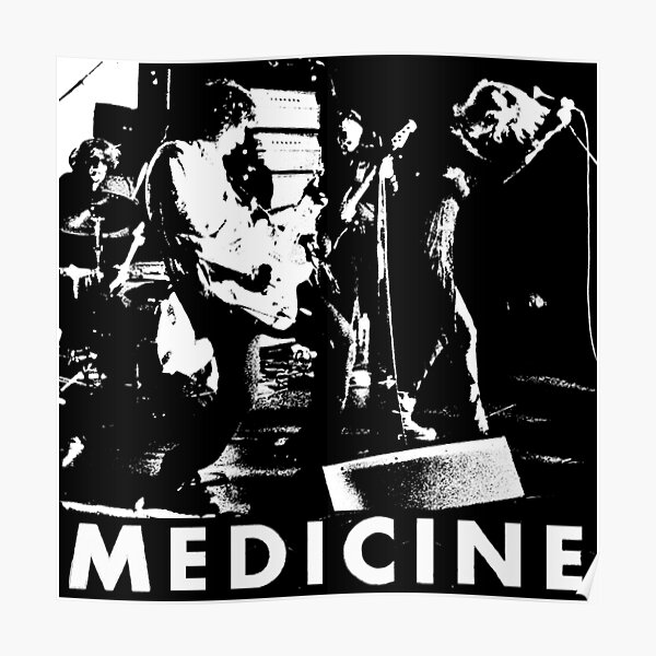 "Medicine Band" Poster for Sale by racingfan77 Redbubble