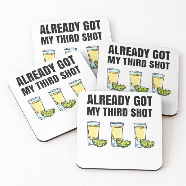 Item preview, Third Vaccination Covid 3rd Shot Tequila designed and sold by Club7Studios.