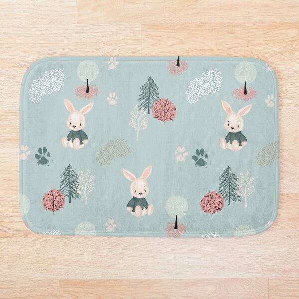 Item preview, Bunny bunny rabbit boy forest pattern  designed and sold by ValandMolly.