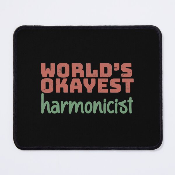 Item preview, World's Okayest Harmonicist designed and sold by Creatively Torn.