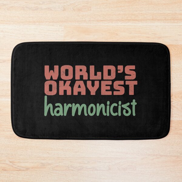 Item preview, World's Okayest Harmonicist designed and sold by Creatively Torn.