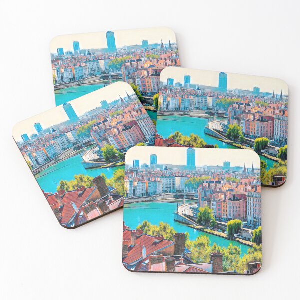 Item preview, Lyon Skyline designed and sold by Sofia-Draws.