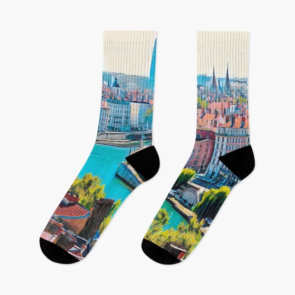Item preview, Lyon Skyline designed and sold by Sofia-Draws.