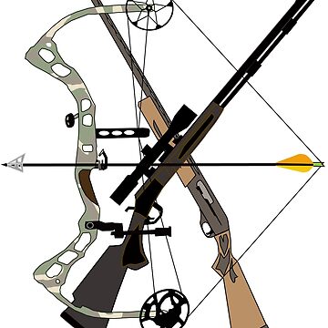 Artwork thumbnail, Hunter Toys, Hunting, Weapons, Hunter Gifts by Sandra O'Toole