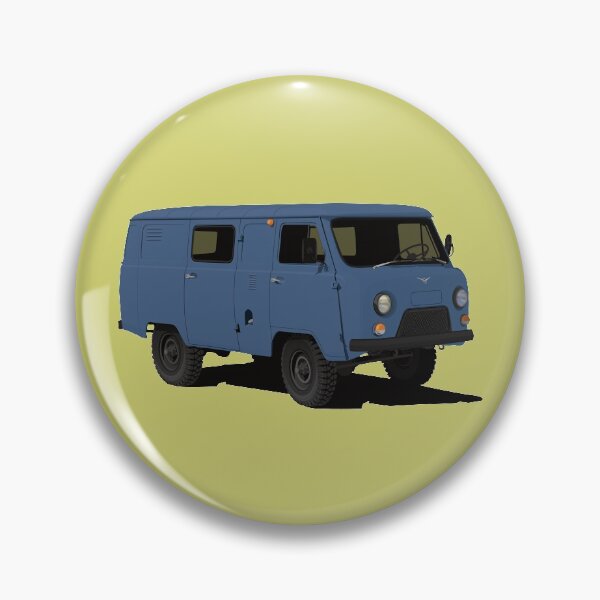 Item preview, UAZ-452 - УАЗ-452 -UAZ Bukhanka blue designed and sold by knappidesign.