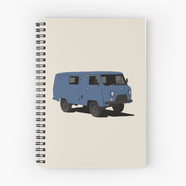 Item preview, UAZ-452 - УАЗ-452 -UAZ Bukhanka blue designed and sold by knappidesign.