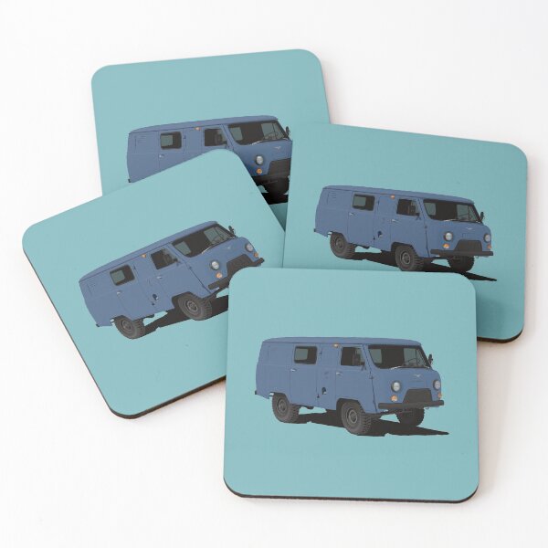 Item preview, UAZ-452 - УАЗ-452 -UAZ Bukhanka blue designed and sold by knappidesign.