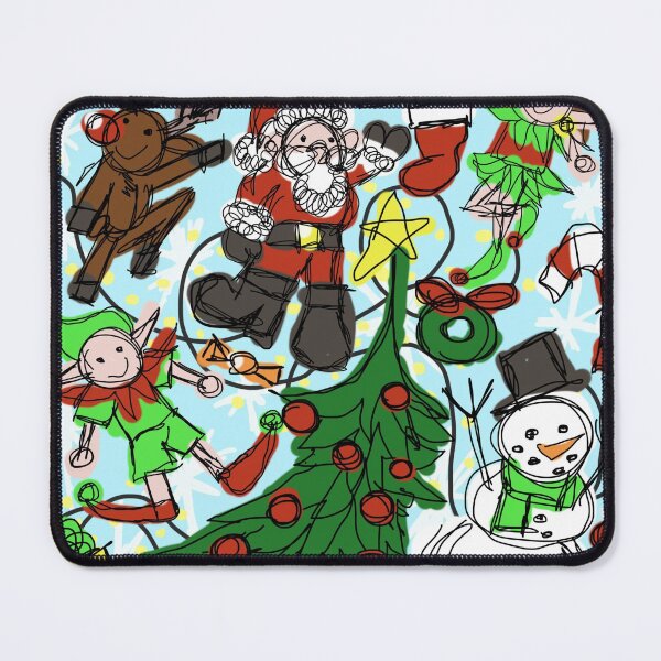Artikelvorschau, Weihnachtskritzeleien entworfen und verkauft von MobiusMakings.