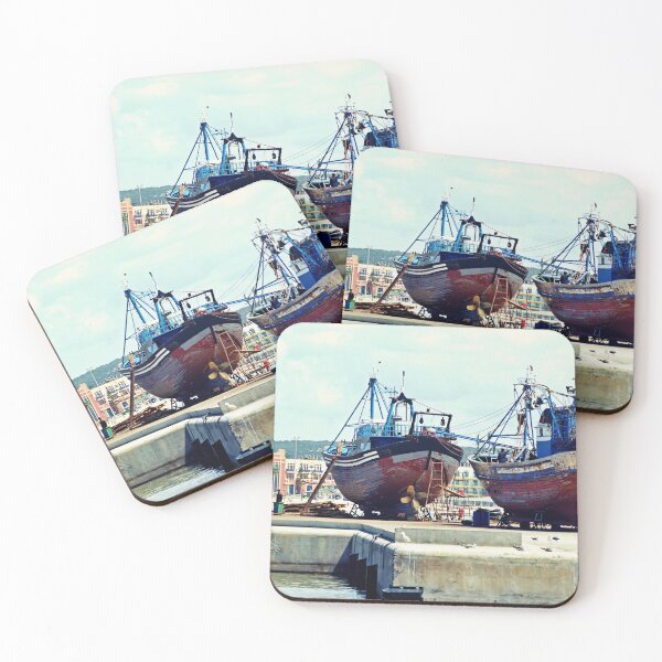 Item preview, BOATS IN THE PORT designed and sold by ARFC007 ⭐⭐⭐⭐⭐.