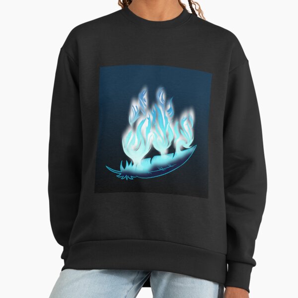 Item preview, Blue Flames & Feather designed and sold by ArtofAntonieta.