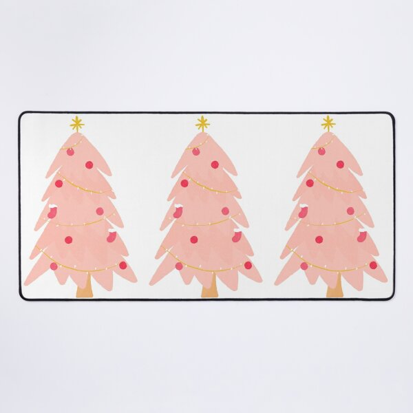 Preppy Pink Christmas Tree Sticker for Sale by EpicCreation