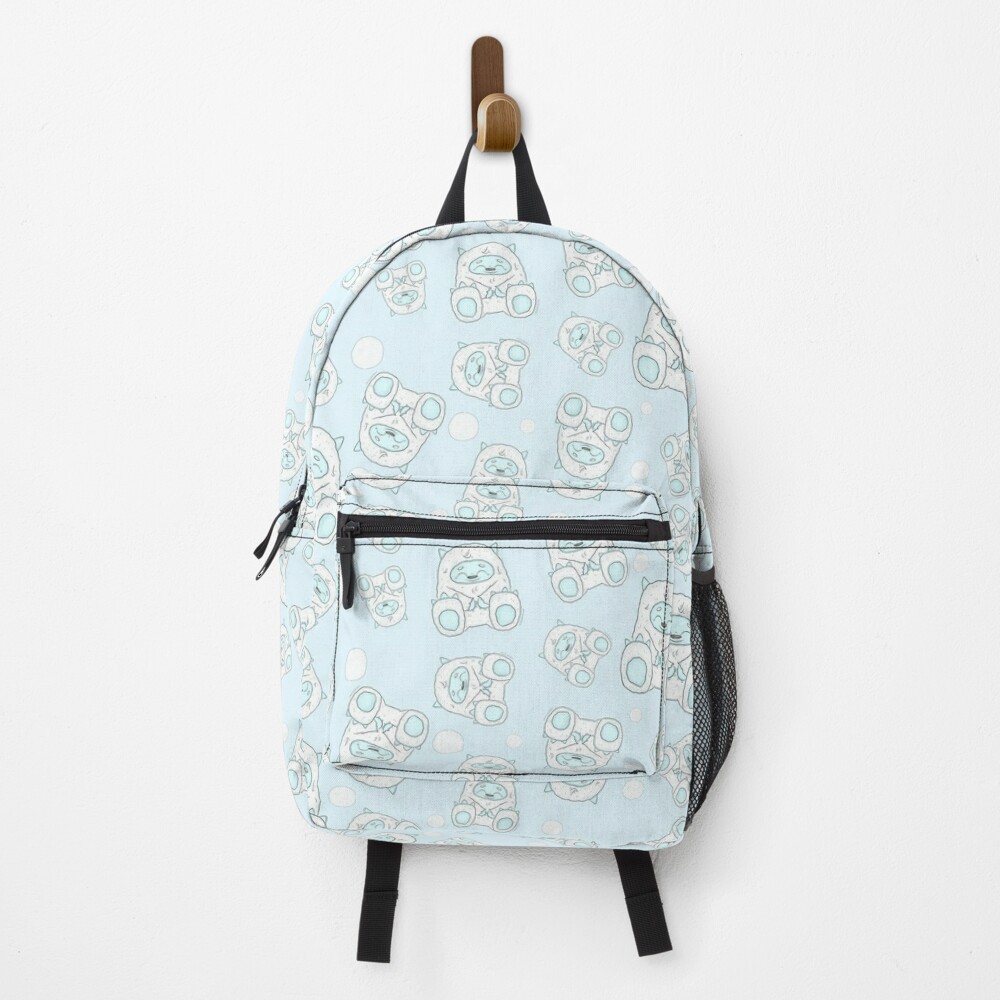 Cute Yeti Backpack by hunger feeds the brain