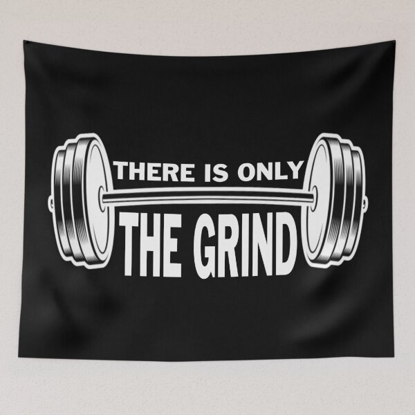 Item preview, There is only THE GRIND - White Graphic designed and sold by SquashBlossom1.