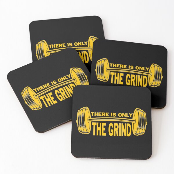 Item preview, There is only THE GRIND - Yellow Graphic designed and sold by SquashBlossom1.