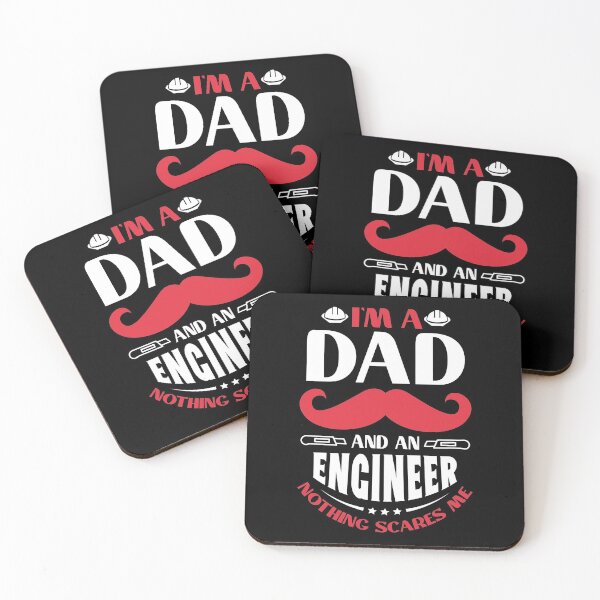 Item preview, I'm A Dad And An Engineer Nothing Scares Me designed and sold by RsK_DeSiGn.