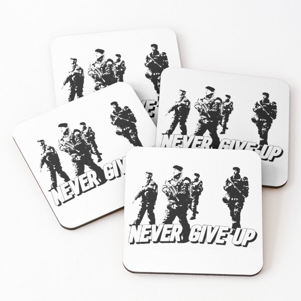 Item preview, NEVER GIVE UP COMBAT PATROL (DESIGN 2021) designed and sold by MilitaryStore.