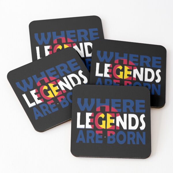 Item preview, Colorado Flag - Where Legends Are Born designed and sold by Quotes-I-Wear.