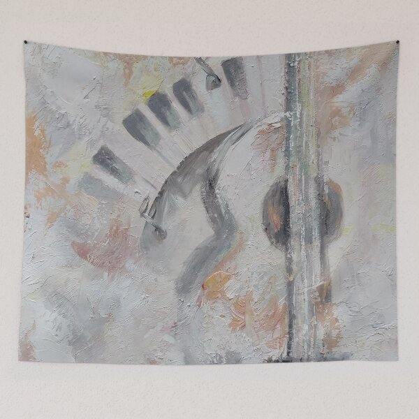 Item preview, Duet, Sound of Life, an original oil painting by Luna Smith designed and sold by Luna-Smith.
