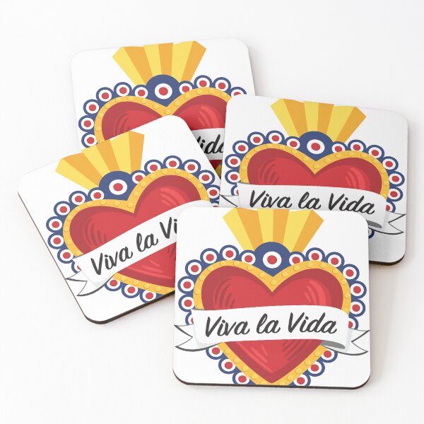 Item preview, Mexican Sacred Heart IV / "Viva la Vida" Frida Kahlo's Quote in Spanish by Akbaly designed and sold by Akbaly.