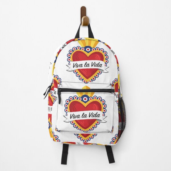 Item preview, Mexican Sacred Heart IV / "Viva la Vida" Frida Kahlo's Quote in Spanish by Akbaly designed and sold by Akbaly.