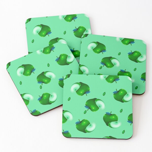Item preview, Green Apple pattern style designed and sold by nickardi.