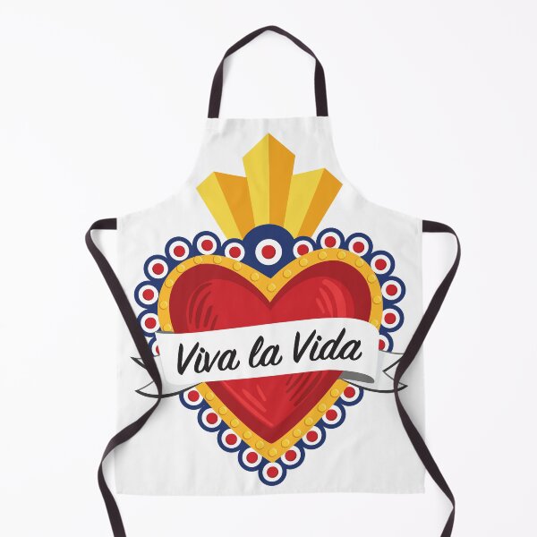 Item preview, Mexican Sacred Heart IV / "Viva la Vida" Frida Kahlo's Quote in Spanish by Akbaly designed and sold by Akbaly.