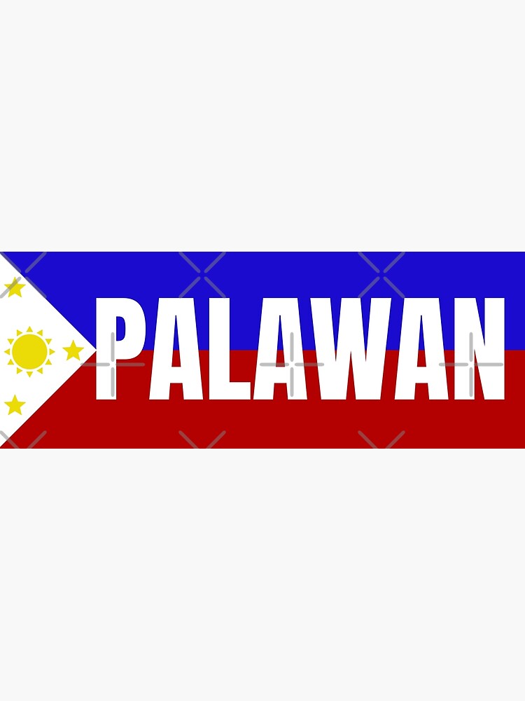 Province Of Palawan In The Philippines Flag Poster For Sale By Aybe7elf Redbubble 0652