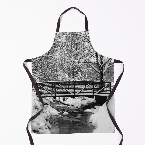Item preview, Snow Covered Foot Bridge designed and sold by Jennifer Hulbert-Hortman.