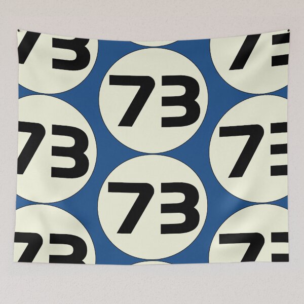 Item preview, 73 Sheldons Favorite Number science physics geek designed and sold by Glimmersmith.